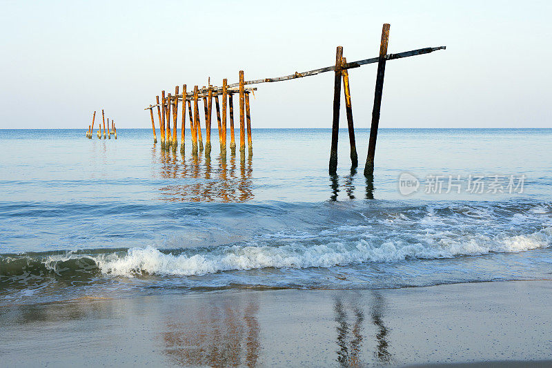 Pilai Bridge Natai海滩Phang Nga